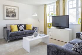 DWSM - The living room inside a typical David Wilson Homes property in Milton Keynes