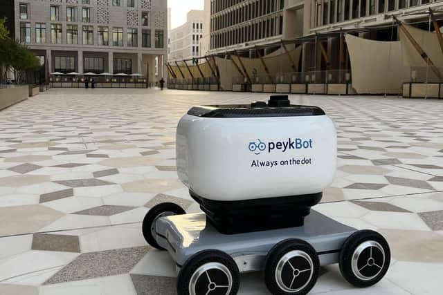 The new rival robots are called PeykBots and will launch on Milton Keynes streets this summer