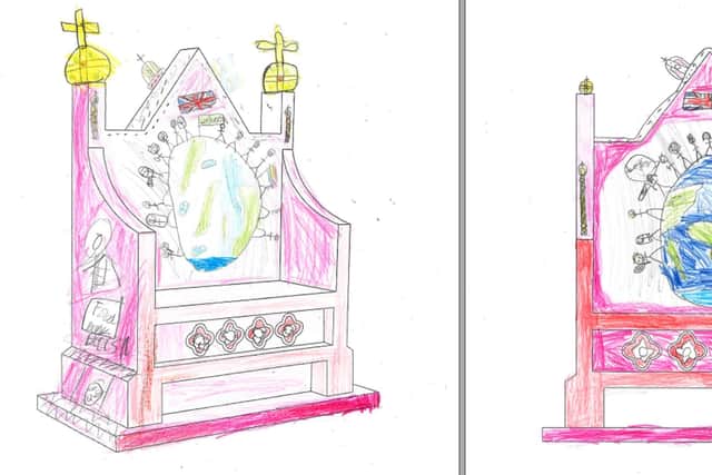 The 'throne' bench will be built and installed in The Tower Of London as part of the Coronation celebrations