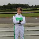 Owen Turpin, 13, is being sponsored by Specsavers to help him achieve his Formula 1 racing dream