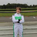 Owen Turpin, 13, is being sponsored by Specsavers to help him achieve his Formula 1 racing dream