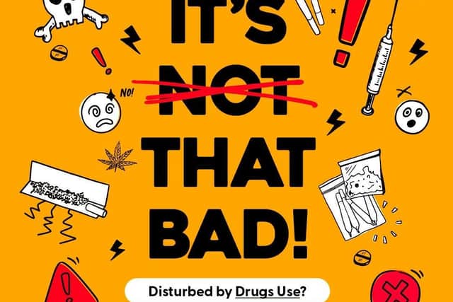 The winning design from an MK College student is designed to encourage more people to report antisocial behaviour