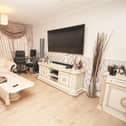 The living room of the house look immaculate