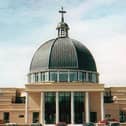 Covid jabs are being given in the Church of Christ the Cornerstone at CMK today