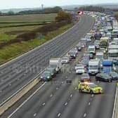 Junction 14/15 is a breakdown hotspot on the M1, research has revealed