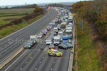 Junction 14/15 is a breakdown hotspot on the M1, research has revealed