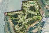 New plans for 46 holiday lodges have been submitted for Three Locks Golf Club