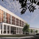 An artists' impression of the new Women and Children's Hospital planned for Milton Keynes