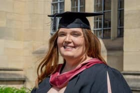 Chloe pictured following has graduation from the University of Bristol.