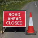 Road Closed Ahead Sign