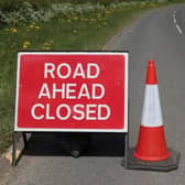 Road Closed Ahead Sign