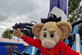 Gulliver’s mascot, Gully Mouse, enjoys a ride at Gulliver’s Theme Park resorts