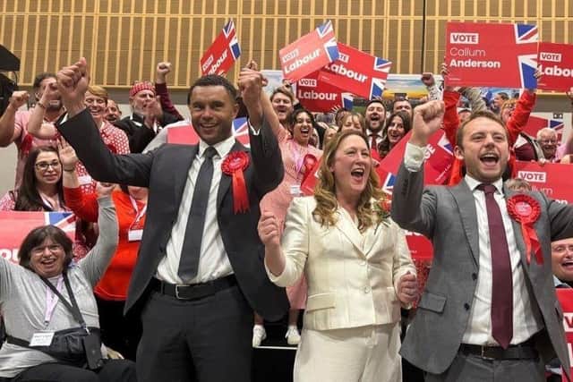 MK's three new Labour MPs celebrate their election victory