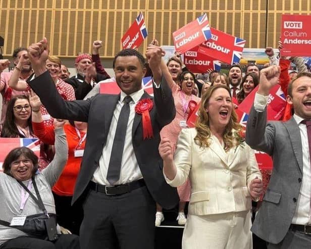 MK's three new Labour MPs celebrate their election victory