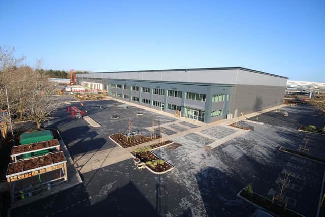 The new warehouse in Tongwell, Milton Keynes, is massive