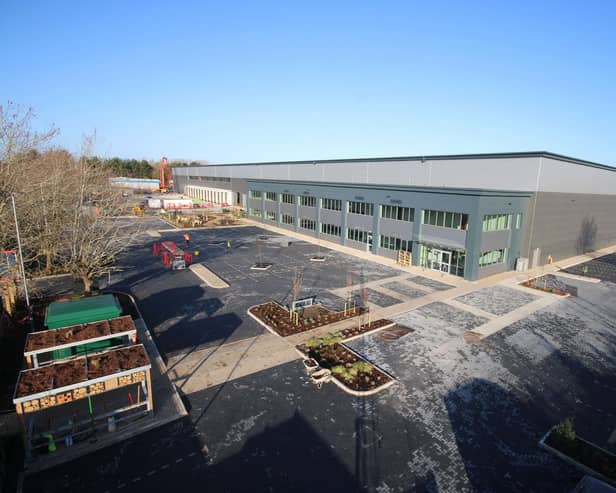 The new warehouse in Tongwell, Milton Keynes, is massive