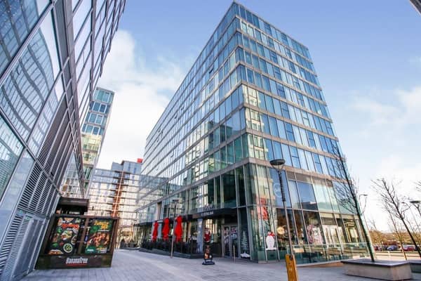 This one bedroom apartment at The Hub off Witan Gate was first put up for sale on Boxing Day 2020. It's still for sale at a price of £229,950