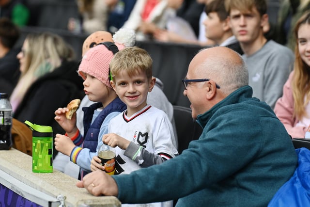 Young and old enjoyed a fantastic day out - despite their team losing1-4  to Plymouth Argyle