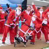 Sign up for the Willen Hospice Santa Dash before October 31 to qualify for a discount