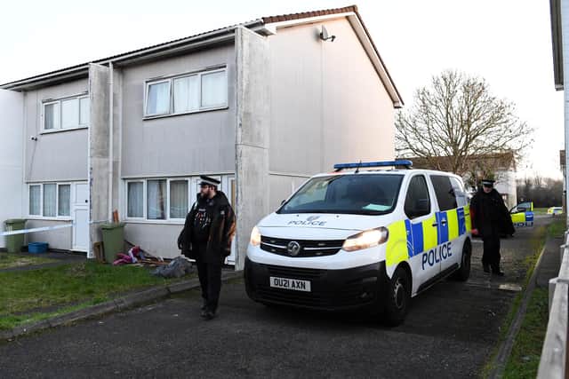 The attack happened in the back garden of the little girl's home in Broadlands on Netherfield