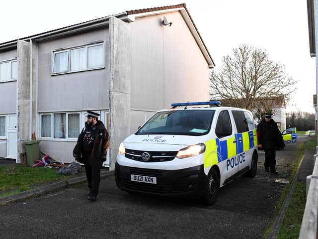 The attack happened in the back garden of the little girl's home in Broadlands on Netherfield