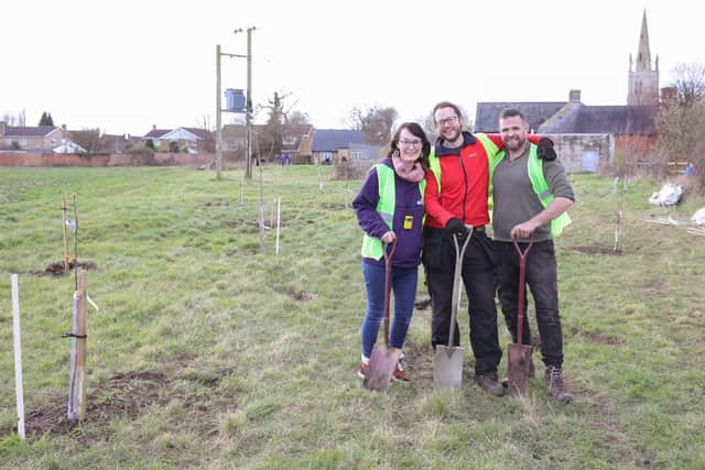 Photo of Hanslopians- Vicky Crawford, Chris Parker and James Powell. Photo by Stephanie McCracken of Steph Loake Photography.