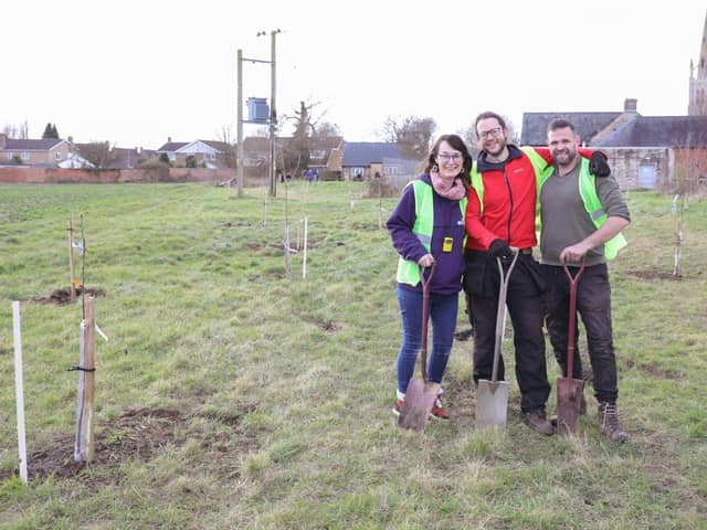 Photo of Hanslopians- Vicky Crawford, Chris Parker and James Powell.  Photo by Stephanie McCracken of Steph Loake Photography.