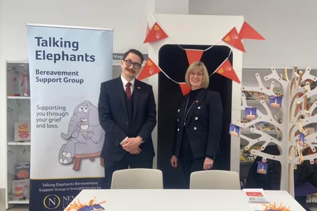 L-R James Witham and Lois Aspinal