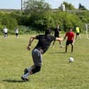 Mixxos Recruitment charity football match.