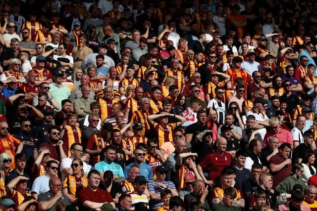 In the 2022–23 season the highest average attendance for an individual club of 17,967 was set by Bradford City.