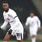 Mo Eisa joined Milton Keynes Dons from Peterborough United for a record £400,000 in the 2020/21 season.