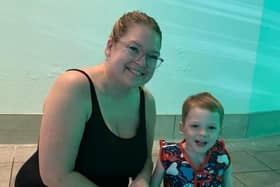 Reggie and mum Bianca
