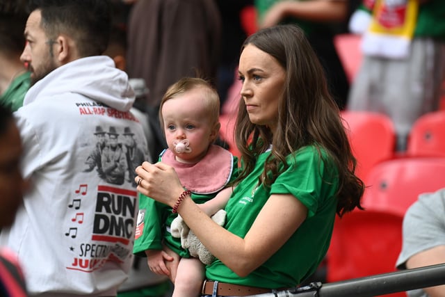 Newport Pagnell Town supporters at Wembley