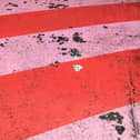 Peeling paint at Station Square