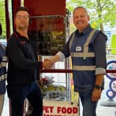 New Pet food donation point at Iceland BletchleyPicture: Eric Vogel, Tom Morton, Amy Bull