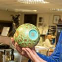 Charles Hanson with Chinese Qianlong vase: photo by Mark Laban