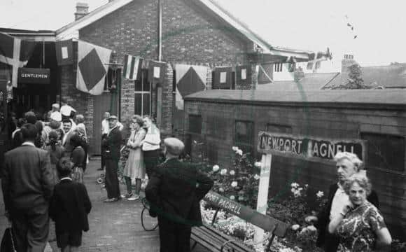 There were celebrations when the 'Newport Nobby' line opened in Newport Pagnell