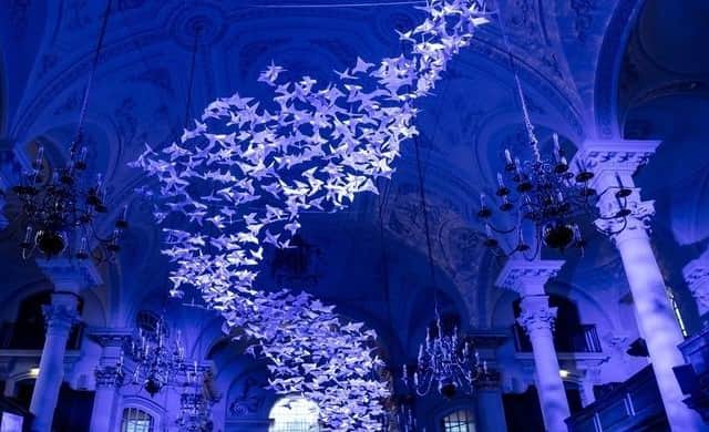 Les Colombes (The White Doves) is just one of the installations at the IF Festival in Milton Keynes