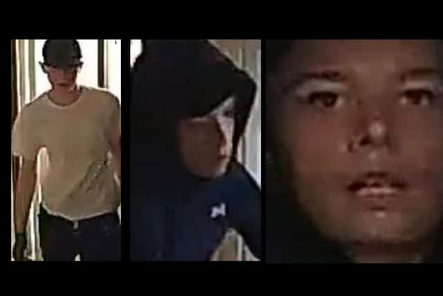 Do you recognise these men? Police want to speak to them following a burglary of a house in Milton Keynes