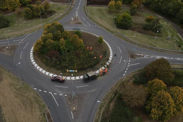 The road survey did not mention MK's many roundabouts