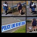 Police say they believe the people in the images may have vital information in relation to the fatal stabbing of Mohammed Tanveerul Islam in Brooklands Road on 30 July. The two people were seen on CCTV in the Blue Lagoon Nature Reserve car park off Drayton Road on 31 July. Photos: TVP