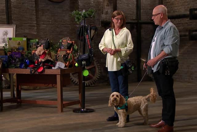 Debbie and Rob appeared on Dragons' Den to showcase their Milton Keynes-based business Barking Bags