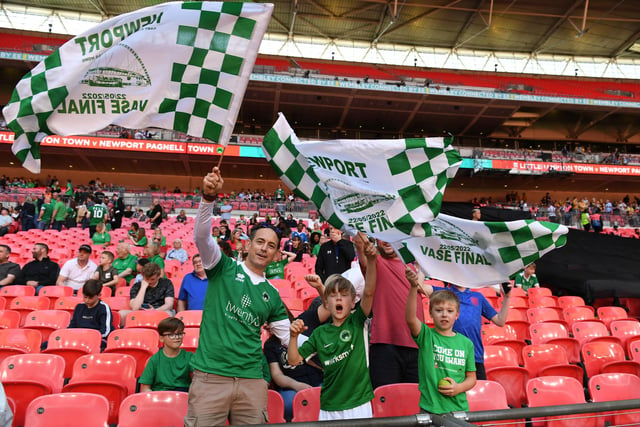 Turning Wembley green and white!