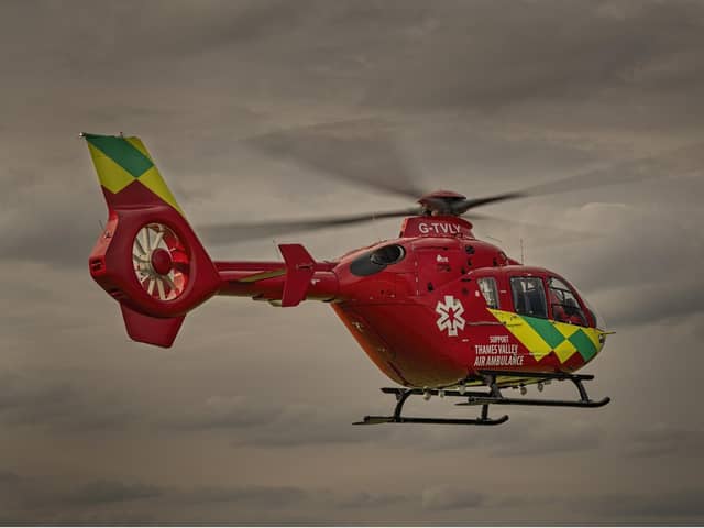 Thames Valley Air Ambulance launches its new helicopter