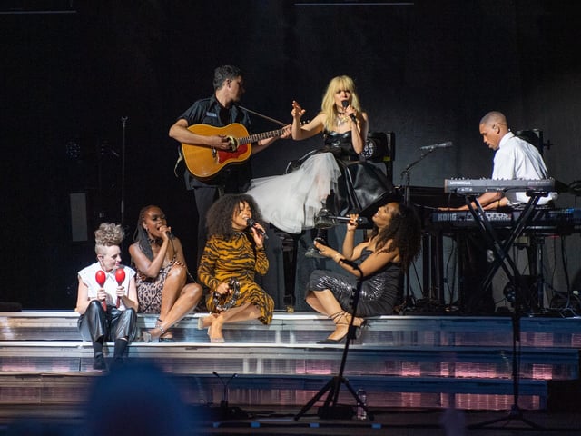Paloma Faith performing at Campbell Park in Milton Keynes on July 17, 2022. Photo by David Jackson.