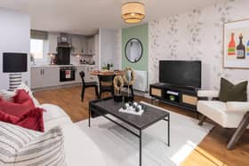 BN - Inside the former show home at Fairfields