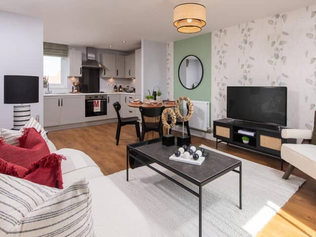 BN - Inside the former show home at Fairfields