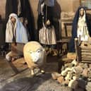 The Milton Keynes Nativity in the Rubble vigil was a protest about the Israeli-Palestinian conflict
