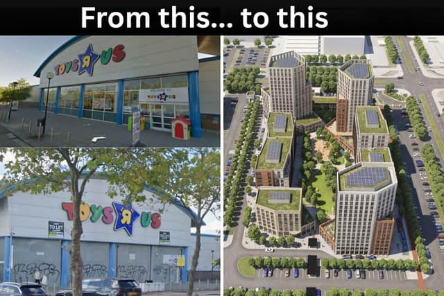 The new apartments would be in blocks of up to 15 storeys high