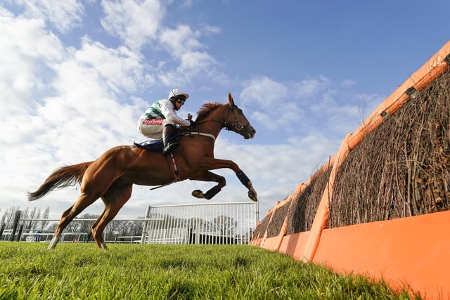 Mudlark trained by Gary Moore, father of stellar Flat jockey Ryan Moore. Bolted up by 34 lengths in the Welsh Grand National at Christmas but is now 16lbs higher in the handicap and disappointed when stepped up in class for the Cheltenham Gold Cup last month. A major negative is that only one 7yo has won the race since 1940.